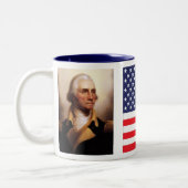Amerikaanse vlag George Washington Mokken (Links)