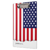 Amerikaanse vlag gepersonaliseerd klembord (Links)