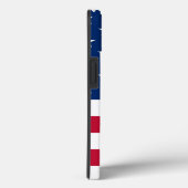 Amerikaanse vlag Gepersonaliseerd monogram 4 juli Case-Mate iPhone Case (Achterkant / Rechts)