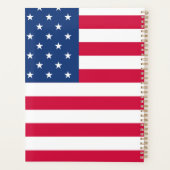 Amerikaanse vlag | Gepersonaliseerd Planner (Achterkant)
