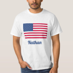Amerikaanse vlag   Gepersonaliseerd T-shirt