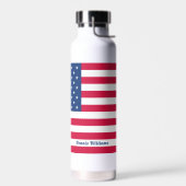 Amerikaanse vlag | Gepersonaliseerd Waterfles (Links)
