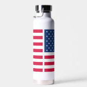 Amerikaanse vlag | Gepersonaliseerd Waterfles (Rechts)