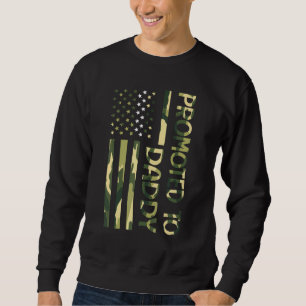 Amerikaanse vlag gepromoveerd tot papa gelukkig va trui