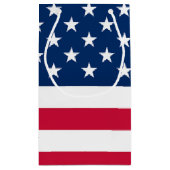 Amerikaanse vlag geschenk tas patriottisch klein cadeauzakje (Achterkant)