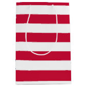 Amerikaanse vlag geschenk tas patriottisch medium cadeauzakje (Voorkant)