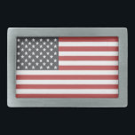 Amerikaanse vlag gesp<br><div class="desc">De Amerikaanse vlag... .Dit ziet er niet goed uit op de OVAL-sluiting... ..De vlag is proportioneel ontworpen om de rechthoeksluiting correct te passen.</div>