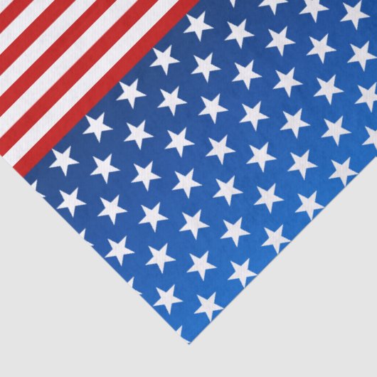 Amerikaanse vlag gestileerd tissuepapier (Detail)