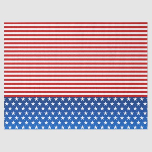 Amerikaanse vlag gestileerd tissuepapier (Voorkant)