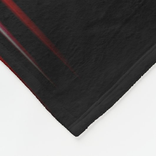 Amerikaanse vlag gestreept fleece deken (Hoek)