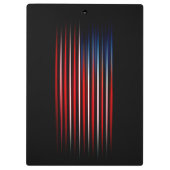 Amerikaanse vlag gestreept klembord (Achterkant)