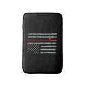 Amerikaanse vlag Gevist Badmat (Voorkant Verticaal)