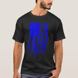 Amerikaanse Vlag Gewapende Strijdkrachten Veteraan T-shirt