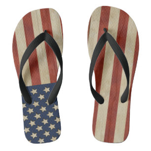 Amerikaanse vlag Gewoon Amerikaans Teenslippers
