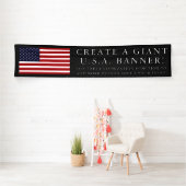 Amerikaanse vlag Gigantic | Lang Spandoek (Insitu)