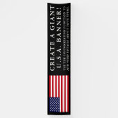 Amerikaanse vlag Gigantic | Lang Spandoek (Verticaal)