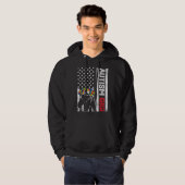 Amerikaanse vlag Gigi Beer Autism Awareness Suppor Hoodie (Voorkant volledig)