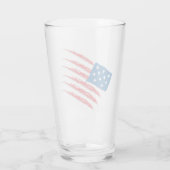 Amerikaanse vlag glas (Achterkant)
