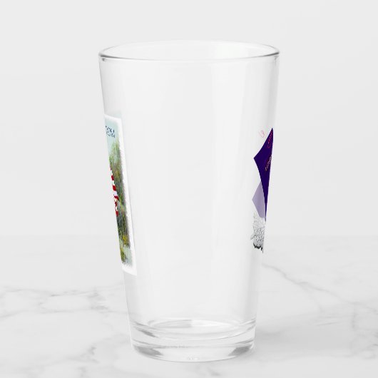 Amerikaanse vlag glas (Links)