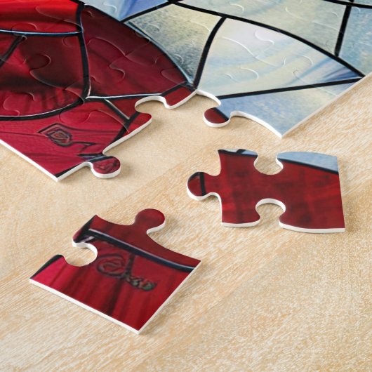 Amerikaanse vlag Glas in lood puzzel Legpuzzel (Zijkant)