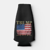  Amerikaanse vlag Gold Trump 2024 Flesjeskoeler (Voorkant)