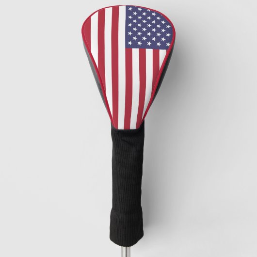 Amerikaanse vlag Golf-bestuurderscentrum Golfheadcover (Voorkant)