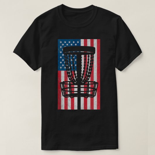 Amerikaanse vlag Golf T-shirt (Design voorkant)