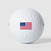 Amerikaanse vlag Golfbal Golfballen (Voorkant)