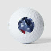 Amerikaanse vlag golfballen (Voorkant)