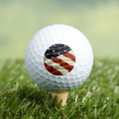 Amerikaanse vlag golfballen (Insitu Shirt)