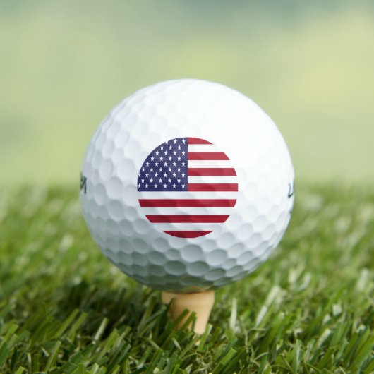 Amerikaanse vlag golfballen (Insitu Shirt)