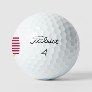 Amerikaanse vlag golfballen