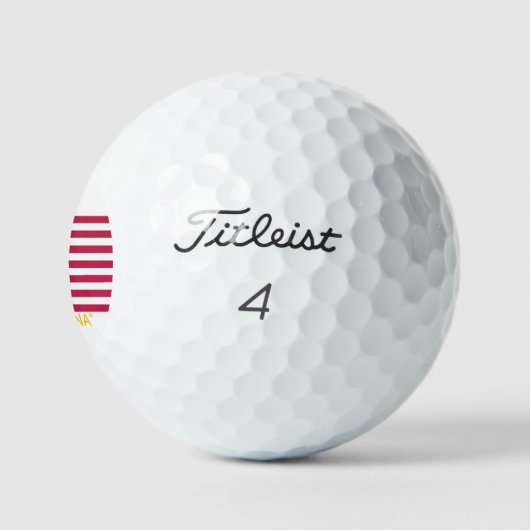 Amerikaanse vlag golfballen (Logo)