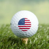 Amerikaanse vlag golfballen (Insitu Shirt)