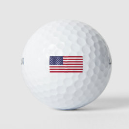 Amerikaanse vlag golfballen