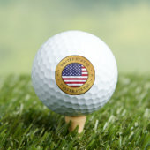 Amerikaanse vlag golfballen (Insitu Shirt)