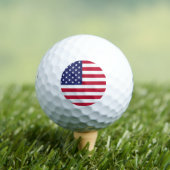Amerikaanse vlag golfballen (Insitu Shirt)