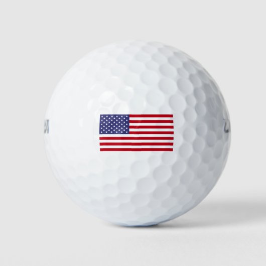 Amerikaanse vlag golfballen (Voorkant)