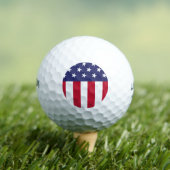 Amerikaanse vlag golfballen (Insitu Shirt)
