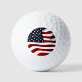 Amerikaanse vlag golfballen (Voorkant)