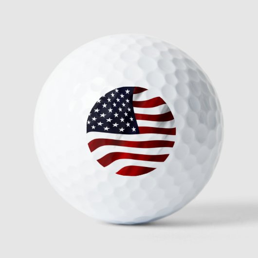 Amerikaanse vlag golfballen (Voorkant)