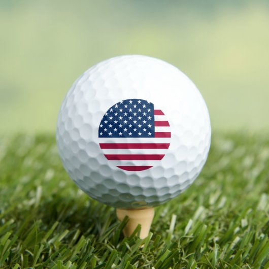 Amerikaanse vlag golfballen (Insitu Shirt)