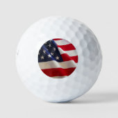 Amerikaanse vlag golfballen (Voorkant)