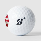 Amerikaanse vlag golfballen (Logo)