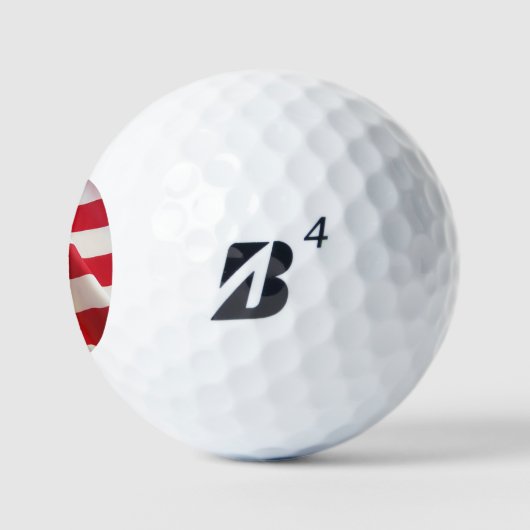 Amerikaanse vlag golfballen (Logo)