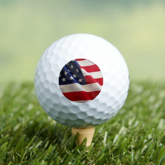 Amerikaanse vlag golfballen (Insitu Shirt)