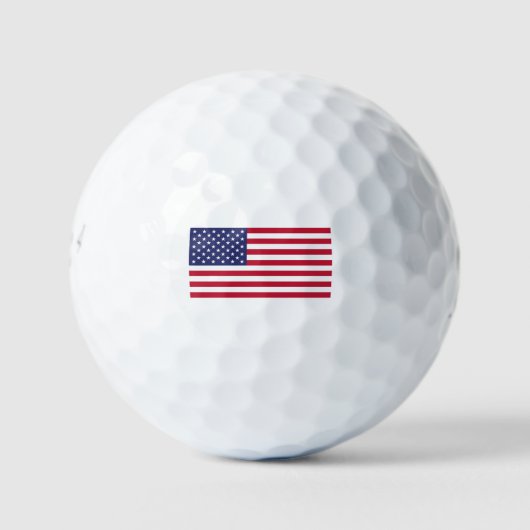 Amerikaanse vlag golfballen (Voorkant)