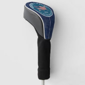 Amerikaanse Vlag Golfclub Naam V.S. Golfheadcover (Schuin)