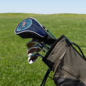 Amerikaanse Vlag Golfclub Naam V.S. Golfheadcover (Insitu)