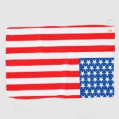 Amerikaanse vlag golfhanddoek (Horizontaal)